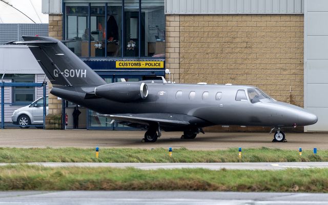 Cessna Citation CJ1 (G-SOVH) - Parked outside Gama Aviation on the 18/Nov/2024