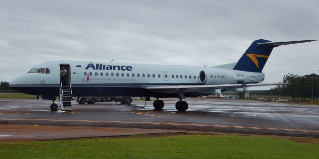 Fokker 70 (VH-JFB) - Groote Eylandt, NT Aus