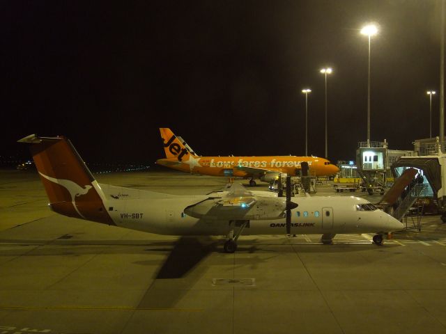 de Havilland Dash 8-300 (VH-SBT) - With VH-VGF Behind.