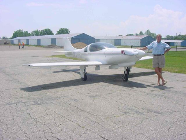 PAI Lancair 320 (N31161) - Lorn and Alice at Plymouth, MI (1D2)