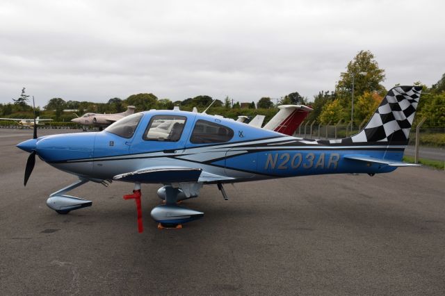 Cirrus SR-22 (N203AR) - Weston Airport, Dublin 23 September 2017