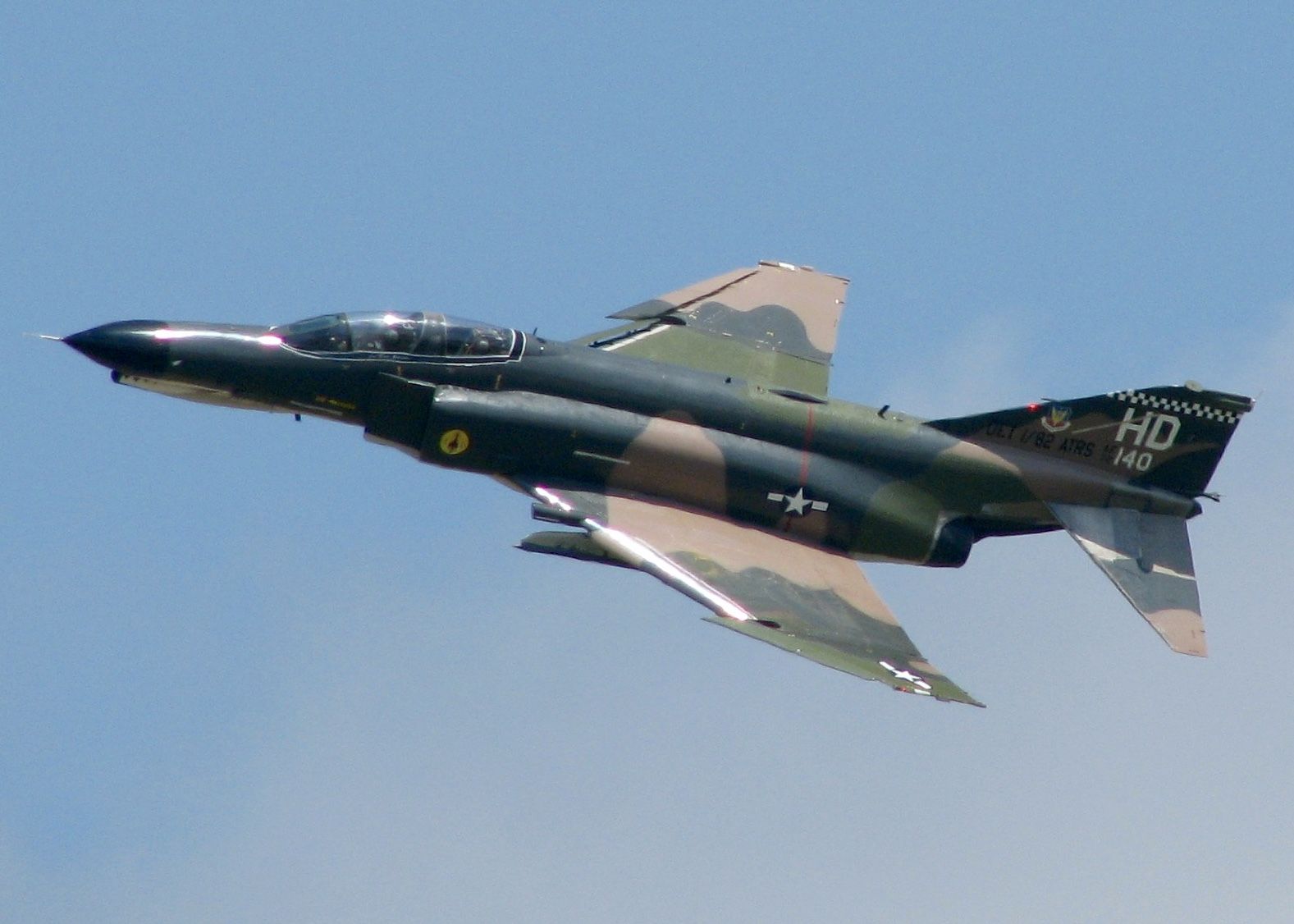 McDonnell Douglas F-4 Phantom 2 (72-0140) - At Barksdale Air Force Base.