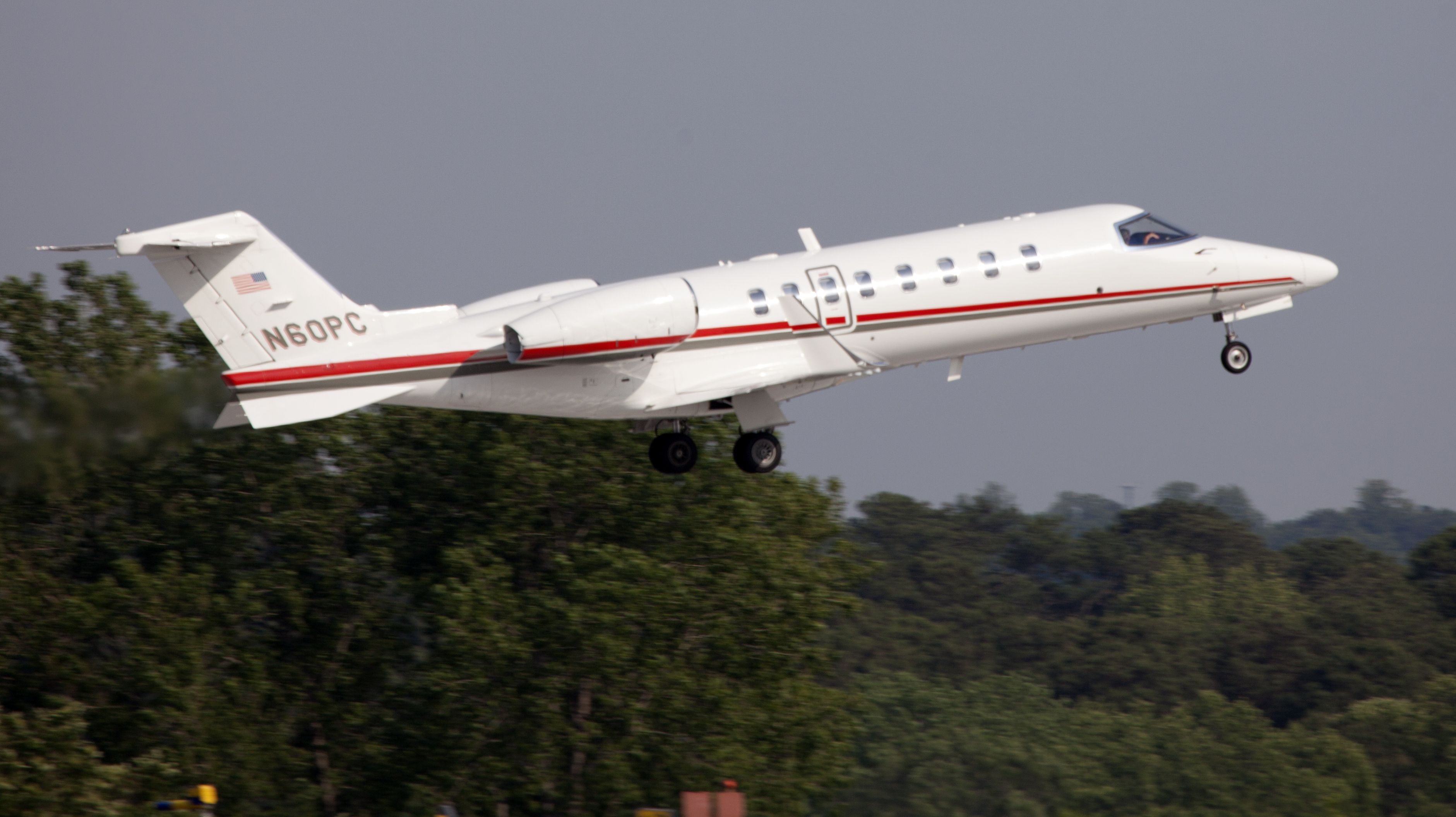 Learjet 45 (N60PC) - No location as per request of the aircraft owner.