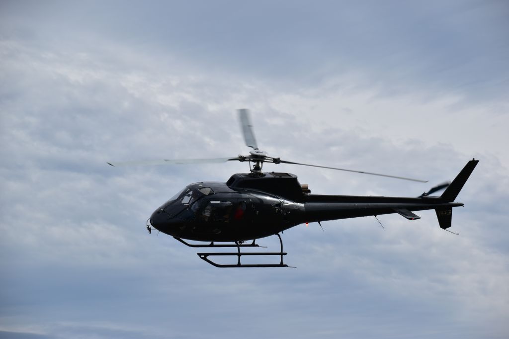 Eurocopter AS-350 AStar (VH-LXM) - showing her top onroute to Cook Island for a tourist flight