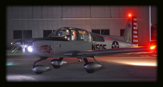 Grumman Tr2 (N505) - A little night photo. Flight over Florida.