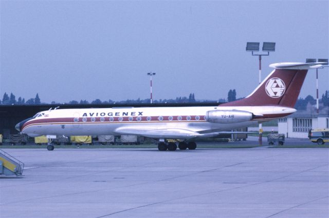 Tupolev Tu-134 (YU-AHI) - June 1969 at Düsseldorf (EDDL)