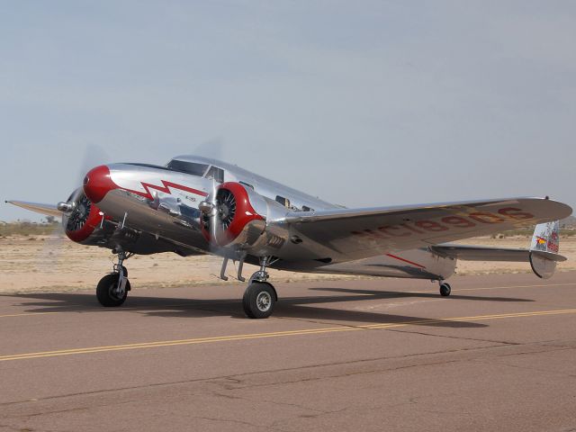 NAC18906 — - Lockheed 12A Electra Junior NC18906 carries construction number 1277.