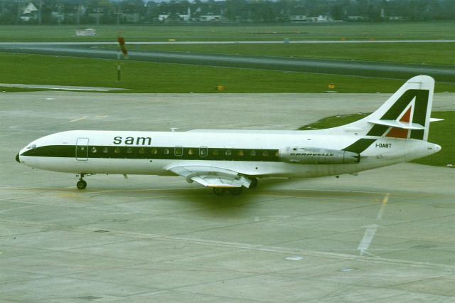 SUD-EST SE-210 Caravelle (I-DABT) - 1975 at Düsseldorf (EDDL)