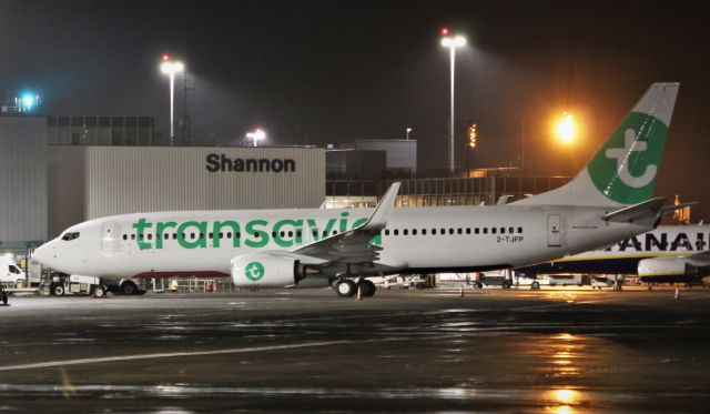 Boeing 737-800 (2-TJFP) - transavia france b737-8al 2-tjfp at shannon this morning 20/2/20.