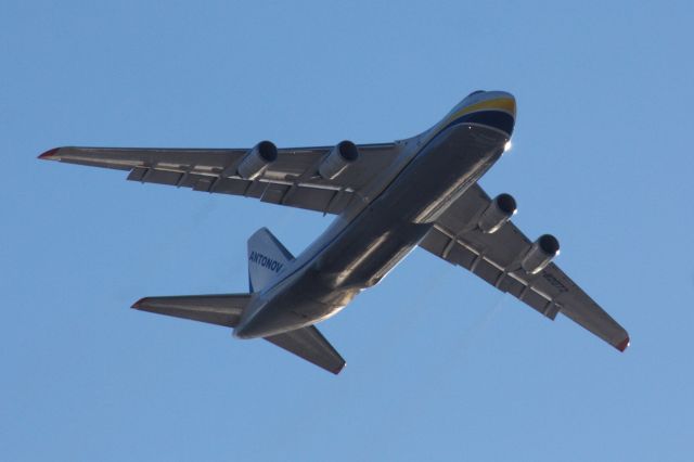 Antonov An-124 Ruslan (UR-82072) - Antonov A124 departing Boston Logan for DFW on 12/23/21. Plane was operating KEF-BGR previous day when the plane diverted to BOS. 