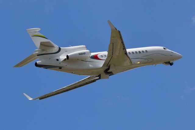 Dassault Falcon 7X (N8HP) - departing KCLT - 5/6/21