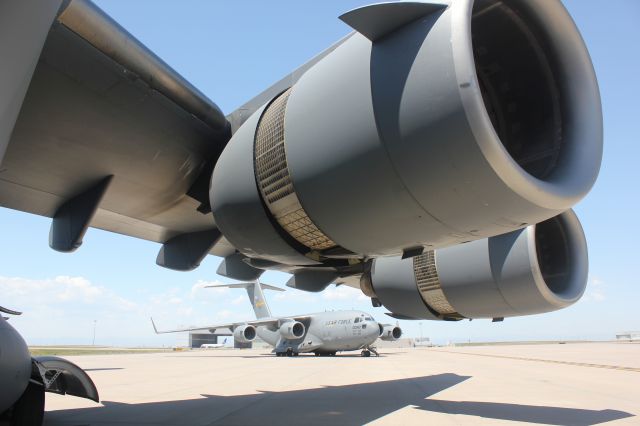 Boeing Globemaster III (97-0047) - First time I have seen two C17s at DIA at the same time.