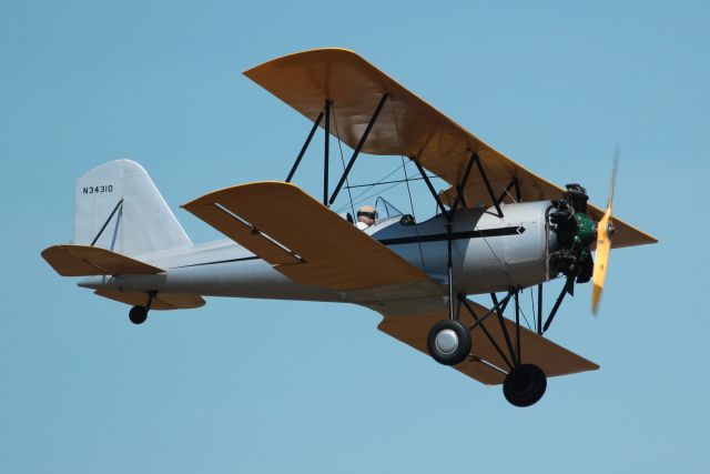 N34310 — - A 1941 Meyers OTW approaching the grass runway at M54 (Lebanon, TN)