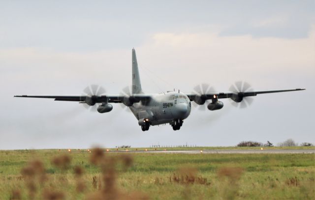 Lockheed C-130 Hercules (16-4994) - "cnv3621" usn c-130t 164994 landing at shannon 17/10/20.