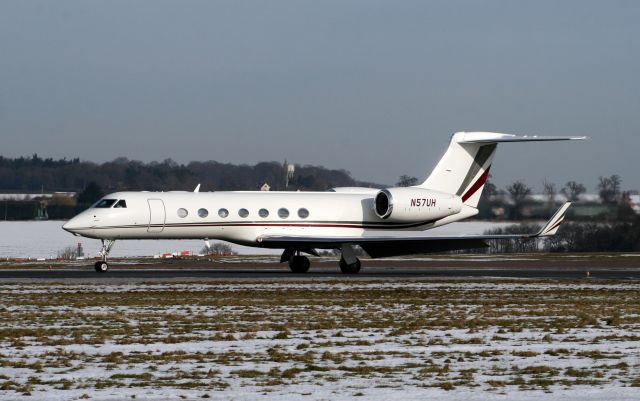 Gulfstream Aerospace Gulfstream V (N57UH) - Arriving from Frankfurt Germany on 12-Feb-09