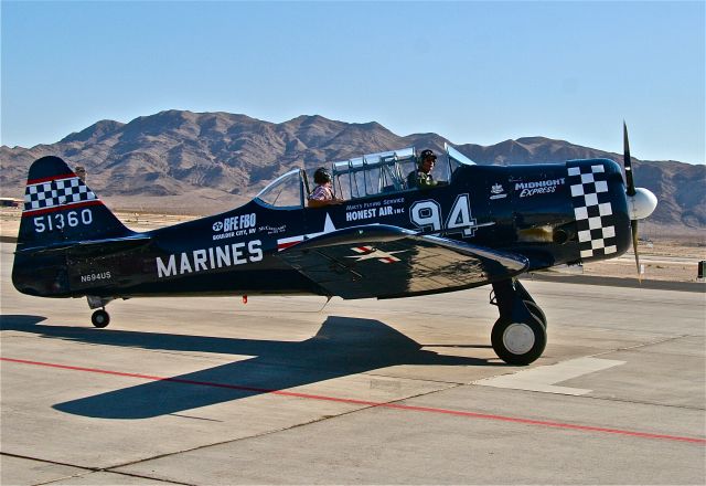 N69US — - AVIATION NATION,NELLIS AFB,2009,  SNJ-4,"MIDNIGHT EXPRESS"