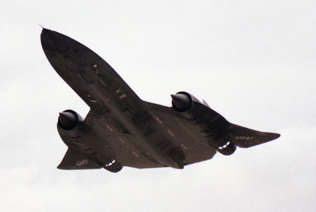 — — - SR-71A s/n 17980 takeoff RAF Mildenhall, UK on June 2, 1983.  Shot from the road just west of the base.