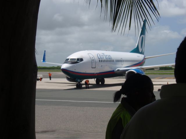 — — - On Tarmac preparing for take off