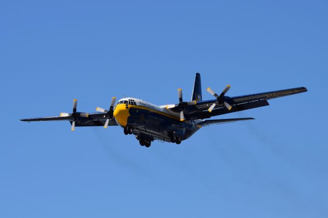 — — - Fat Albert setting up to land