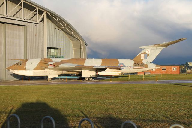 XH648 — - A Handley Page Victor at Duxford Imperial War Museum after an autumn shower on 12 Oct 2012.