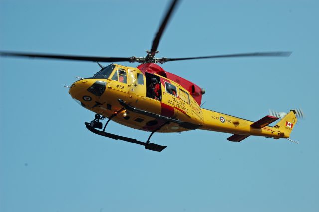 Bell 412 (14-6419) - 1995 Bell CH-146 Griffon (146419) arriving at CNF4 on September 22, 2020