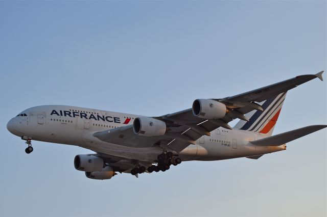 Airbus A380-800 (F-HPJD) - Airbus A380-861 F-HPJD MSN 49 of Air France is on approach to Mexico City International Airport (11/2018).