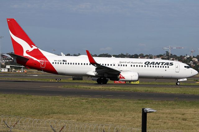 Boeing 737-800 (VH-XZK) - on 30 November  2018