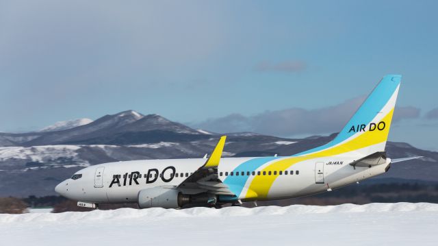 Boeing 737-700 (JA14AN) - Hokkaido International Airlines / Boeing 737-781br /Jan.23.2016 Hakodate Airport [HKD/RJCH] JAPAN