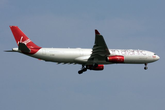 Airbus A330-300 (G-VGEM) - One of several JFK weather diversions to BOS on 7/18/23. 