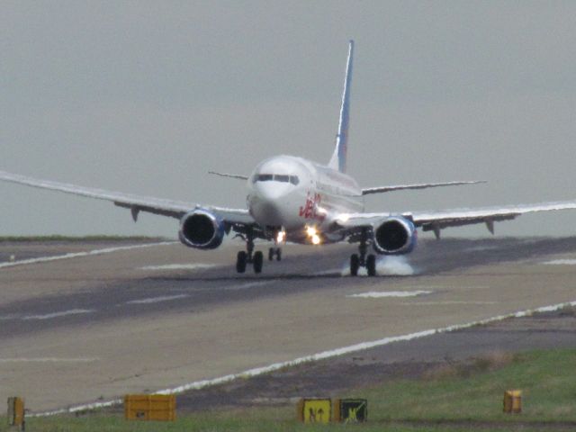 Boeing 737-800 (G-GDFZ) - south west of runway