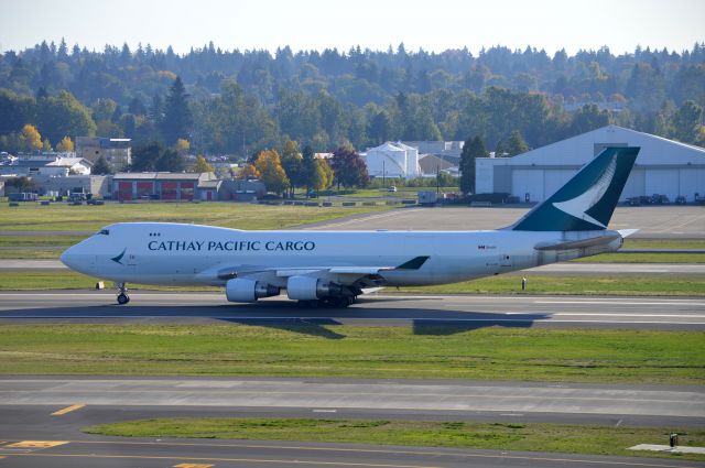 Boeing 747-400 (B-LID) - CPA83 arriving on 10R from Los Angeles (KLAX/LAX). Occasionally, Cathay Pacific Cargo sends the classic 747-400 in lieu of the usual 747-8F and I've waited a long time for the opportunity, which finally occurred!