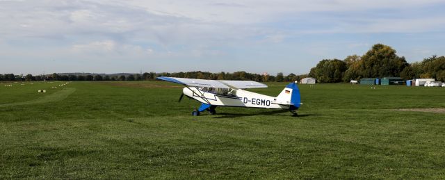 Piper L-21 Super Cub (D-EGMO) - Einer der schönsten PA18 in Deutschland. 04-OCT-2022.