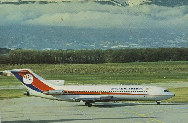 BOEING 727-200 (G-BHNF) - scanned from postcardbr /dan air london