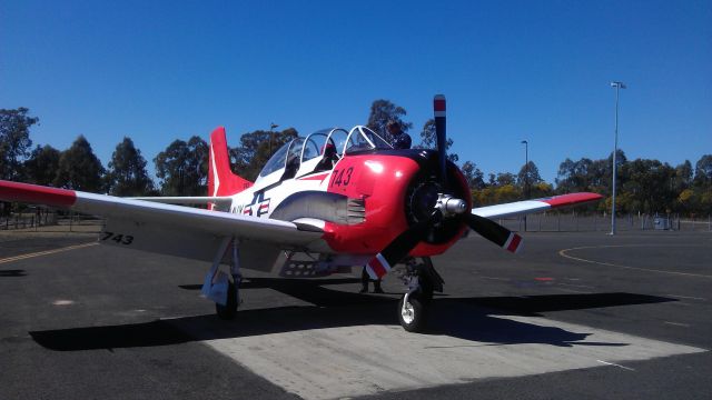 North American Trojan — - Trojan visit at Clermont Areodrome CQ Australia