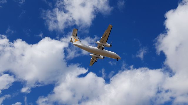 — — - PAL Airlines flight 927 arriving from St Johns