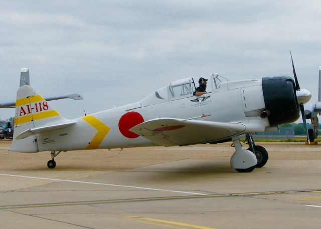 N9820C — - At Barksdale Air Force Base. NORTH AMERICAN SNJ-6