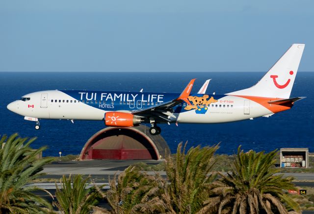 Boeing 737-800 (C-FTOH) - May 2017.