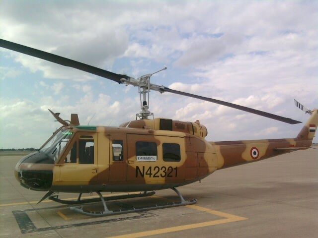 N42321 — - Huey-II aircraft in Yemen Air Force paint scheme at Alliance Airport.