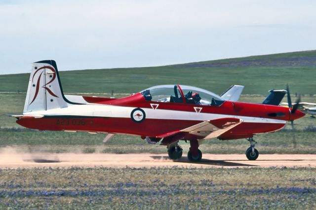 A23036 — - AUSTRALIAN - AIR FORCE - PILATUS PC-9A - REG : A23-036 (CN 536) - JAMESTOWN AIRPORT SA. AUSTRALIA - YSJT 18/10/1993