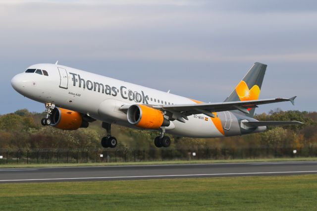 Airbus A320 (EC-MVH) - TCX1482 to Fuertaventura.  This aircraft used to be 9H-AEF with Air Malta then G-ZBAR with Monarch before they collapsed.