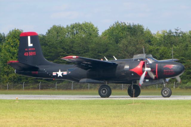 AEROPRACT Breeze (N6840D) - Spirit of North Carolina Llc Douglas A-26C Invader "Spirit of N.C." 9/22/13