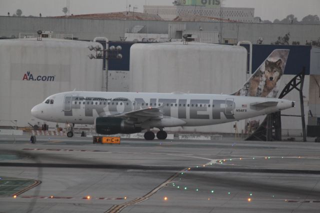 Airbus A319 (N941FR) - TAXING TO THE GATE AFTER LANDING