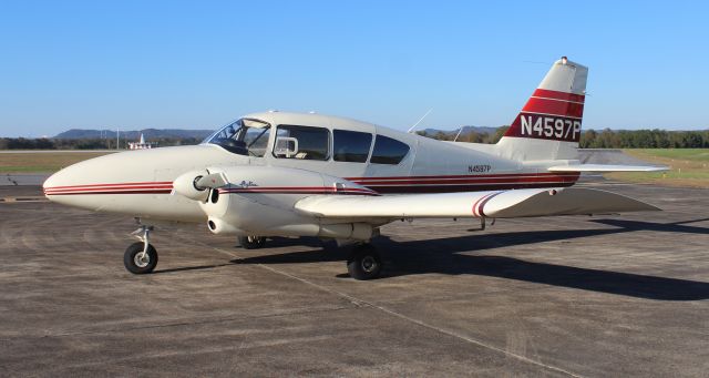 Piper Apache (N4597P) - A 1960 model Piper PA-23-250 Aztec on the Northeast Alabama Regional Airport ramp in Gadsden, AL - November 13, 2020