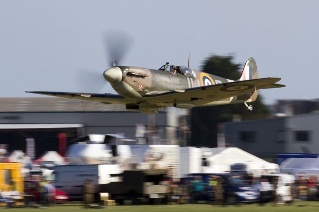 G-MKVB — - Air Side capture of Supermarine 349 Spitfire LF5B G-MKVB/BM597/JH-C [cn.CBAF.2461] at the RAFA Charity Shoreham EGKA Airshow England 31.8.2013.