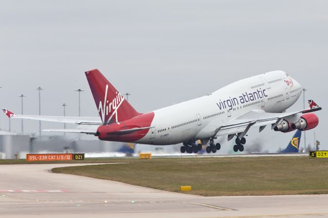 Boeing 747-400 (G-VROY) - G-VROY on another flight to Orlando as VIR73