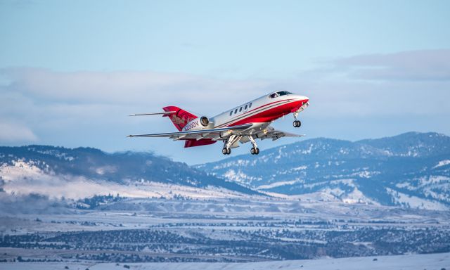 Emivest SJ30 (N200DV) - Interesting biz jet taking off out of BZN