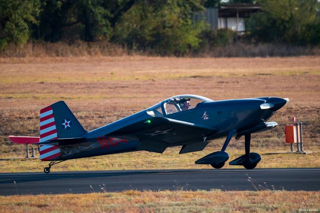 Vans RV-6 (N644K) - Landing at fly in at KSEP (Stephenville, TX) 8-26-2023