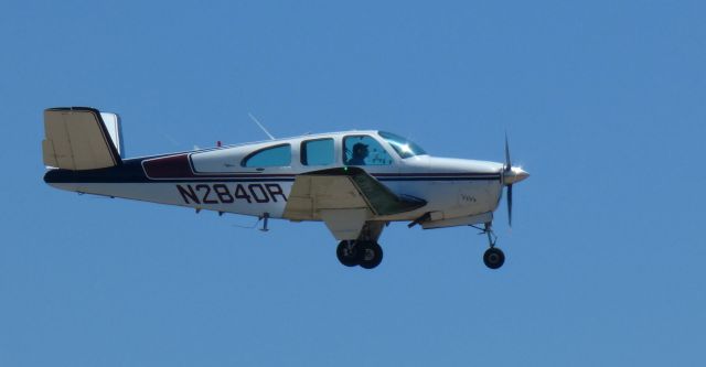 Beechcraft 35 Bonanza (N2840R) - On short final is this 1963 Beechcraft 35 Bonanza from the Spring of 2022.