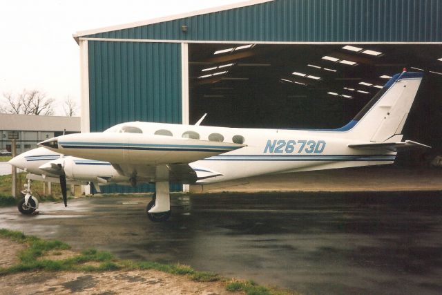 Cessna 340 (N2673D) - Seen here in Apr-94.