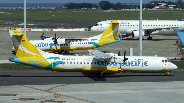 Aerospatiale ATR-72-600 (RP-C7289) - Cebu Pacific ATR72-600 RP-C7289 at Cebu Mactan Airport Philippines 21 Nov 2019